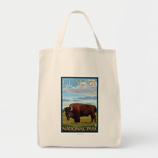 Tote Bag Bison Scene - Parc national des Glaciers, MT (Devant)