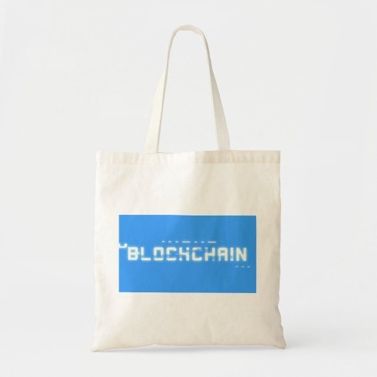 Tote Bag Bit chaîne de blocs (Devant)
