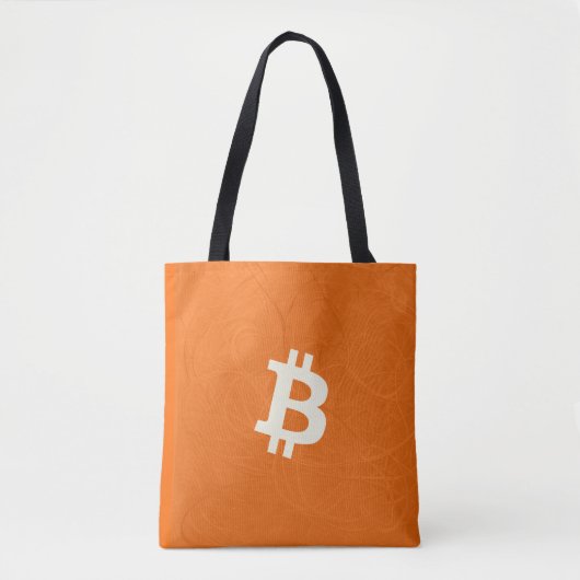Tote Bag Bitcoin Classic Orange (Neurone) (Devant)