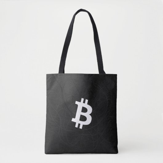 Tote Bag BitCoin Neurone Noir (Devant)