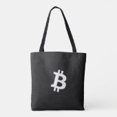 Tote Bag BitCoin Neurone Noir (Dos)