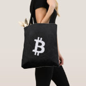 Tote Bag BitCoin Neurone Noir (De près)