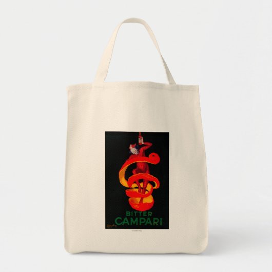 Tote Bag Bitter Campari Poster Vintage Europe (Devant)