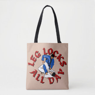 Tote Bag BJJ Serrures De Jambe Toute La Journée