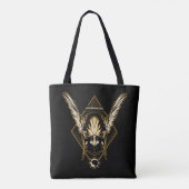Tote Bag Black Adam | Hawkman Helmet Graphic (Dos)