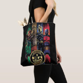 Tote Bag Black Adam Justice Society Heroes In Stripes (De près)