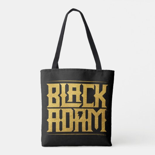 Tote Bag Black Adam Stacked Name Graphic (Dos)