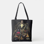 Tote Bag Black Adam Triangular Group Graphic (Dos)