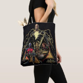 Tote Bag Black Adam Triangular Group Graphic (De près)