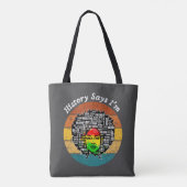 Tote Bag Black Afro Woman (Dos)