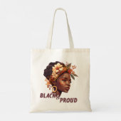 Tote Bag Black and proud (Dos)