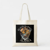 TOTE BAG BLACK BARREL & MAUVAIS HOMMES ANCHORAGE ALASKA AK (Dos)