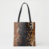 Tote Bag Black Brown Gold (Devant)