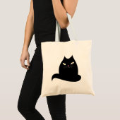 Tote Bag Black cat (Devant (produit))
