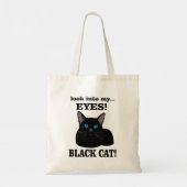 Tote Bag Black Cat Crazy Cat Lady Black Cat (Dos)