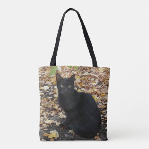 Tote Bag Black Cat Fall quitte Photographie