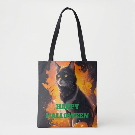 Tote Bag Black Cat Magik Fourre-tout (Devant)