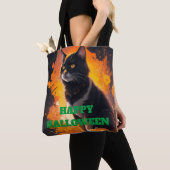 Tote Bag Black Cat Magik Fourre-tout (De près)