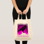 Tote Bag Black Crow Reine Oiseau d'observation Idée cadeau  (Devant (produit))