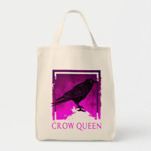 Tote Bag Black Crow Reine Oiseau d'observation Idée cadeau