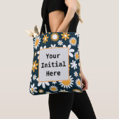 Tote Bag Black Daisy (De près)