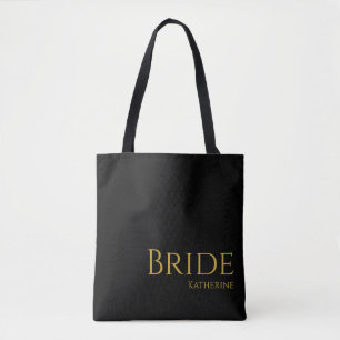 Tote Bag Black et Gold Bride-
