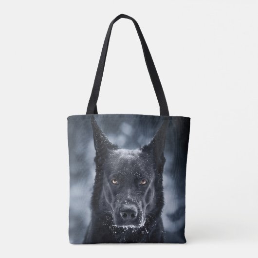 Tote Bag Black German Shepherd (Dos)