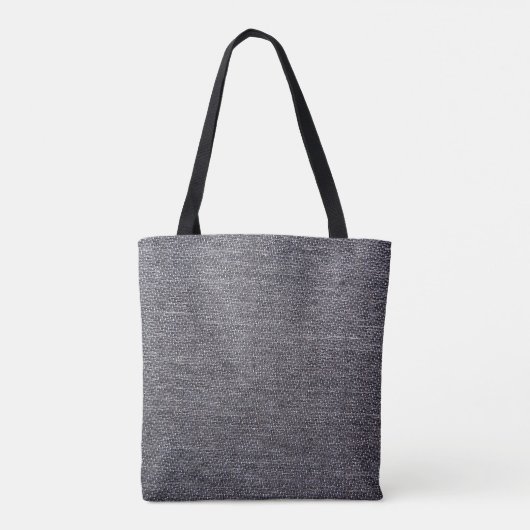 Tote Bag black grey cloth (Dos)