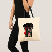 Tote Bag Black Labrador Pirate (Devant (produit))