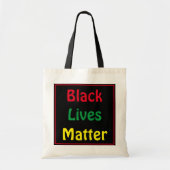 Tote Bag Black Lives Matter Big Text (Devant)