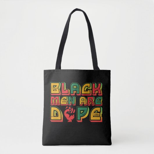 Tote Bag black_men_are_dope_01 (Devant)