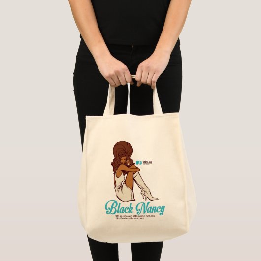 TOTE BAG BLACK NANCY (Devant (produit))