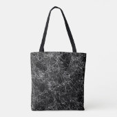 Tote Bag Black & Silvery Spider Webs Costume d'Halloween ch (Dos)