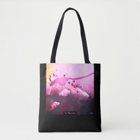 Tote Bag Black&Space (Devant)