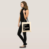 Tote Bag Black Square Dental Hygienist (Devant (modèle))