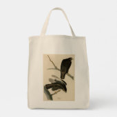 Tote Bag Black Warrior (Buse à queue rouge) d'Audubon Birds (Dos)