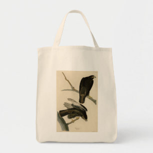 Tote Bag Black Warrior (Buse à queue rouge) d'Audubon Birds