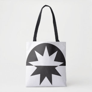 Tote Bag Black White Deco