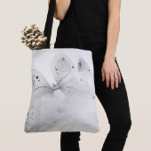 Tote Bag Black & White Fairy Wings et un Tutu Large (De près)