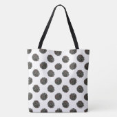 Tote Bag Blackberry. Pois. modèle de fruit (Dos)