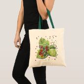 Tote Bag BlackBerry vert et rouge (Devant (produit))