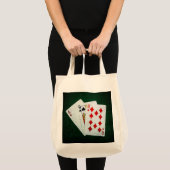 Tote Bag Blackjack 21 point - As, Queen, Ten (Devant (produit))