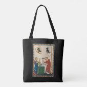 Tote Bag Blacksmith Forge Casque Art Médiéval (Dos)