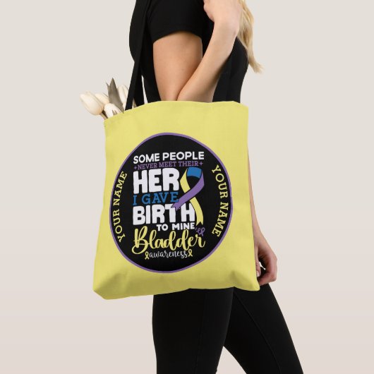 Tote Bag Bladder warrior Some People Never Meet Their Hero (De près)