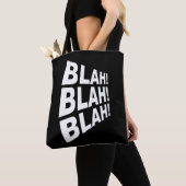 Tote Bag Blah Blah Blah (De près)