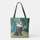 Tote Bag Blaireau Selfie de boomer du raton laveur | de (Dos)