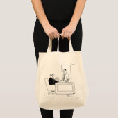 Tote Bag Blâme de bureau (Devant (produit))