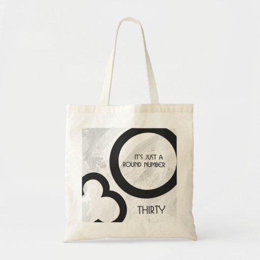 Tote Bag Blanc 30 Décennie Anniversaire (Devant)