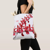 Tote Bag Blanc de Fourre-tout "rencontrant longues (De près)