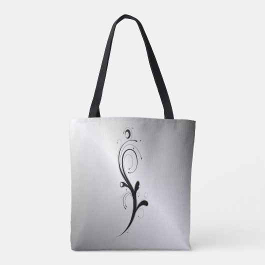 Tote Bag Blanc Embelli (Dos)